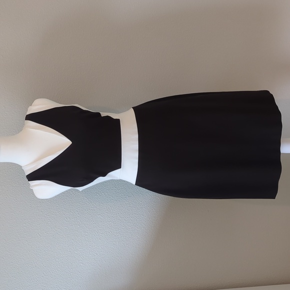 Banana Republic Stretch Color Block Dress- Size 6 - Picture 2 of 4